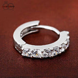 SUSENSTONE Sterling Silver Rhinestones Earrings for Women