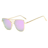Fashion  Unisex Vintage Irregular Glasses Fashion Aviator Mirror  Sunglasses