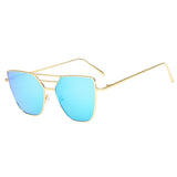 Fashion  Unisex Vintage Irregular Glasses Fashion Aviator Mirror  Sunglasses