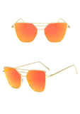 Fashion  Unisex Vintage Irregular Glasses Fashion Aviator Mirror  Sunglasses