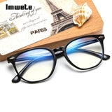 11 Imwete Anti Blue Light Computer Glasses Frame Men Women Transparent Gaming Glasses Frames Protection Eye Retro Spectacles Frames